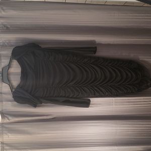 Fashion Nova Ruched Midi Dress